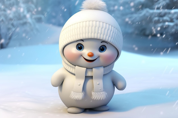 Cuddly Snow Companions 18 Adorable Snowman Designs