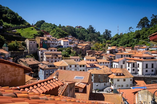 Cudillero fishing village in Asturias Spain