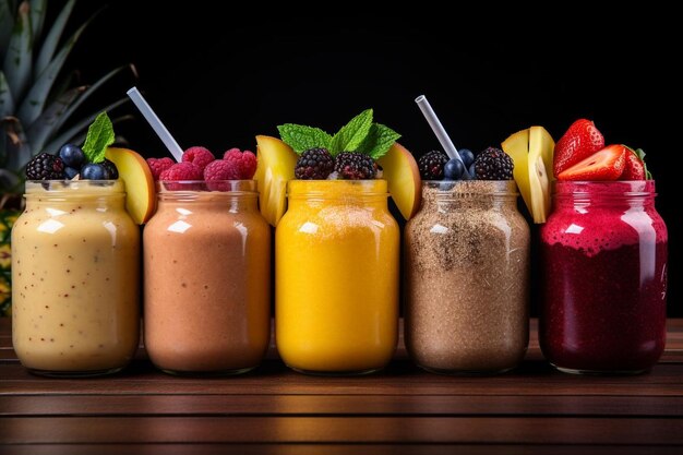 Photo culinary canvas immersive smoothie delights