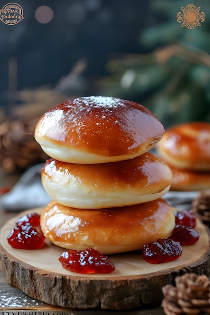 Culinary Heritage Elegant Folk Presentation of Traditional Russian Dessert