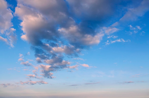 Cumulus clouds in the sky for background and layer.