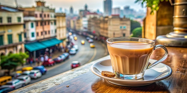 A cup of chai on the table mumbai india