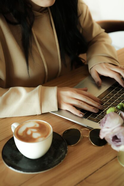 A cup of coffee while reading a book or magazine