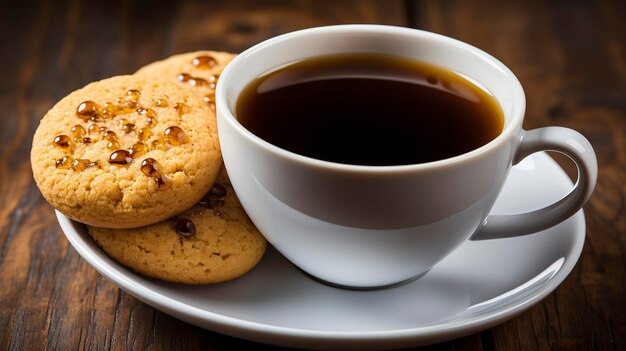 A cup of coffee with a smiley face darktable Chocolate day Valentines Day Valentines week