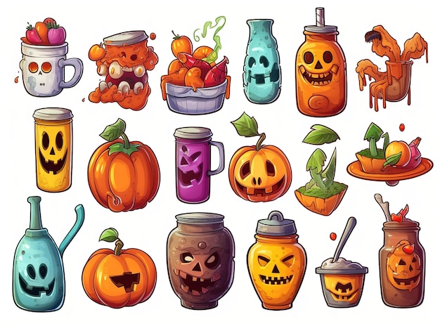 Cup collection for Halloween