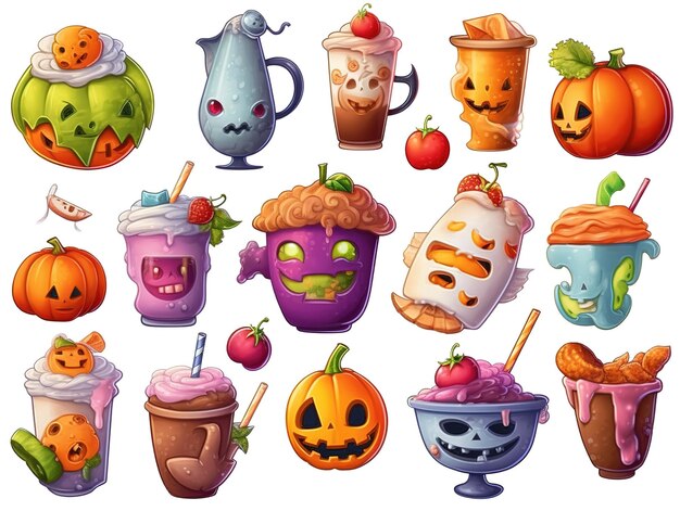 Cup collection for halloween