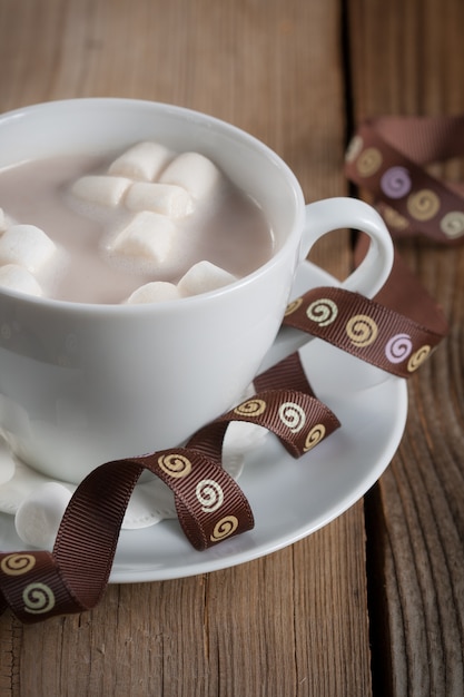 Cup of Hot Chocolate with marshmallows