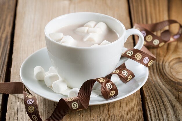 Cup of Hot Chocolate with marshmallows