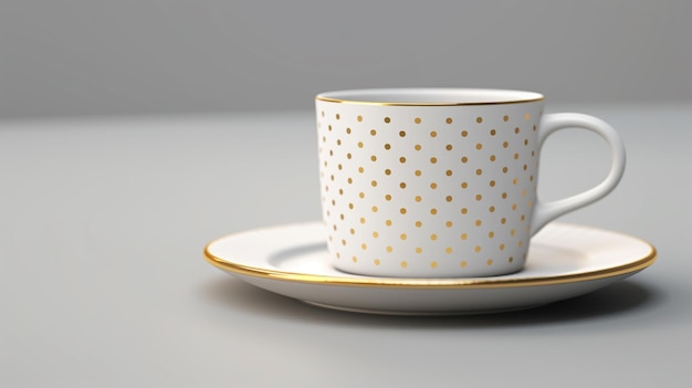 cup mockup for tea set branding HD 8K wallpaper Stock Photographic Image