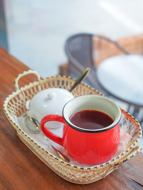 cup for tea in coffee shop