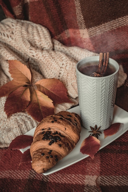 cup of tea and cookies