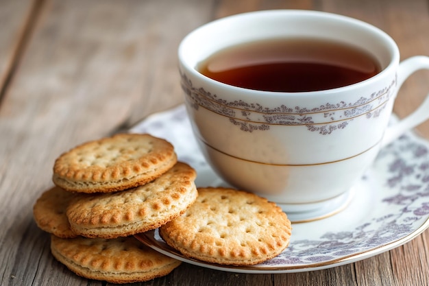 a cup of tea next to a cup of tea