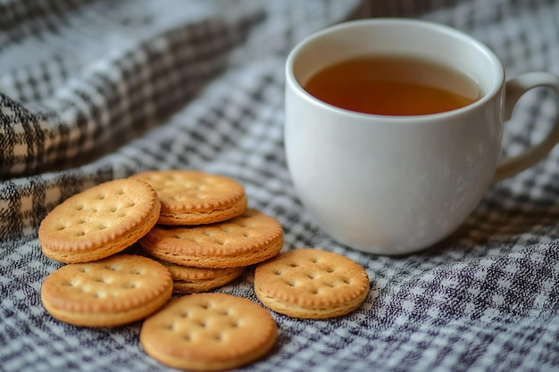 a cup of tea next to a cup of tea