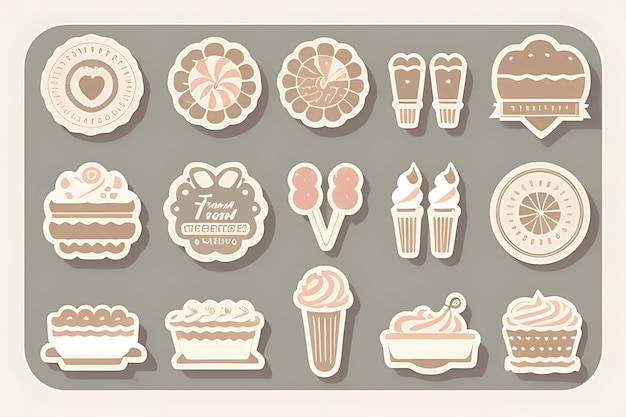 cupcake clipart stickers