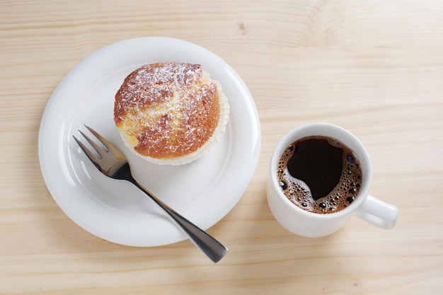 Cupcake and coffee