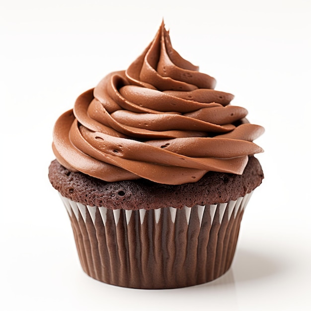 Cupcake isolated on a white background