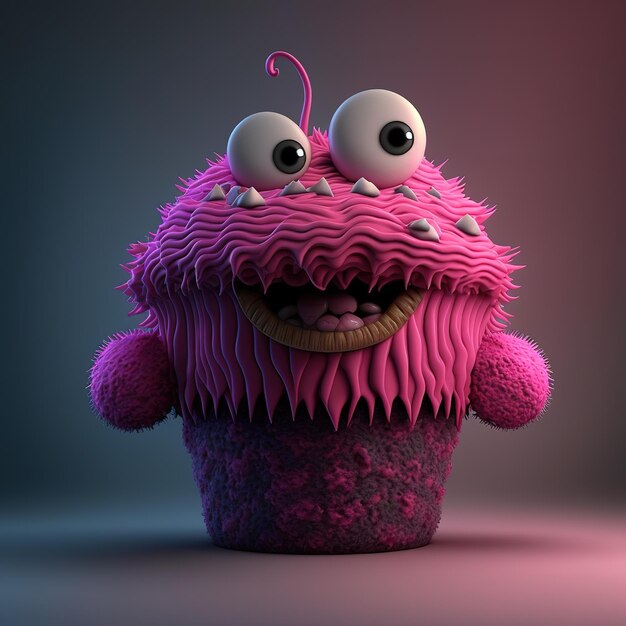 Cupcake monster cute