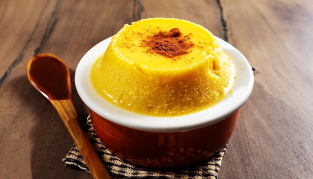 Curau is a Brazilian famous Dessert AI Generated