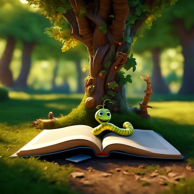 Curious Encounter Inquisitive Worm and the Tree of Knowledge