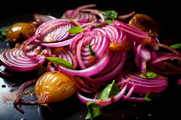 Photo curry image with sauteed red onions