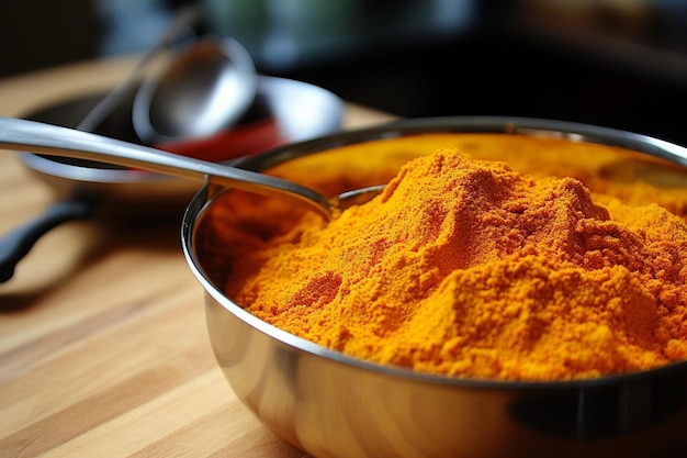 Curry powder stir