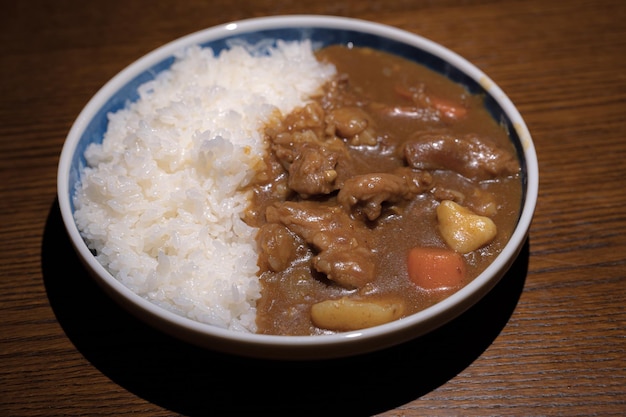 Curry and rice