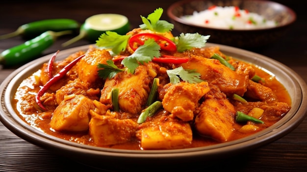 Curry with chicken and onions Indian food Asian chicken curry spicy chicken curry Asian food bg