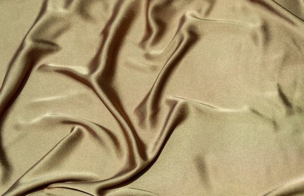 Curtain brown wave and soft shadow. background and isolated