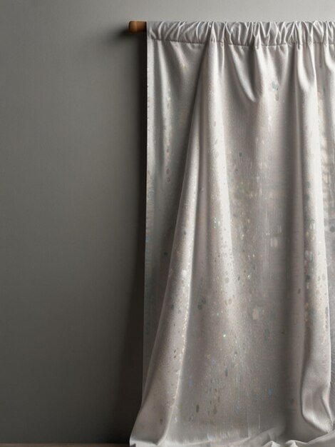 Photo a curtain that has sequins on it