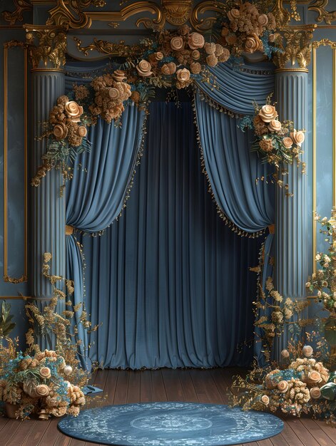 a curtain that has the word quot flowers quot on it