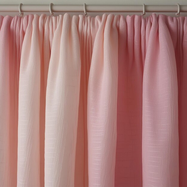 Photo a curtain that has the word quot pink quot on it