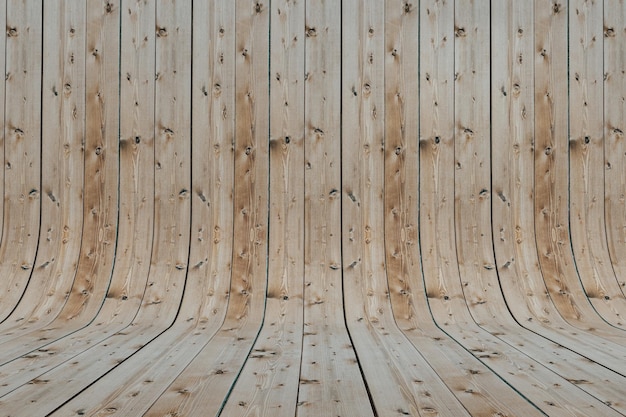 Curved Wood Parquet Background