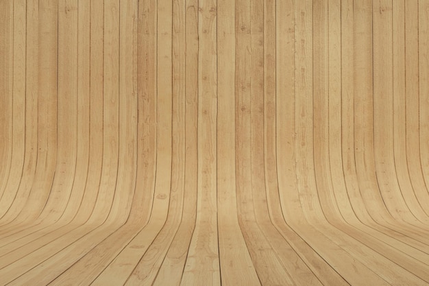 Curved Wood Parquet Background