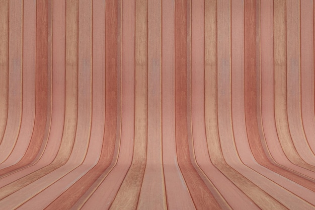 Curved Wood Parquet Background