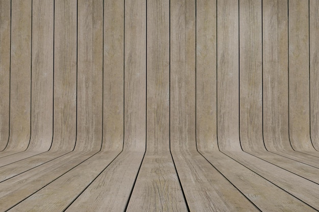 Curved Wood Parquet Background