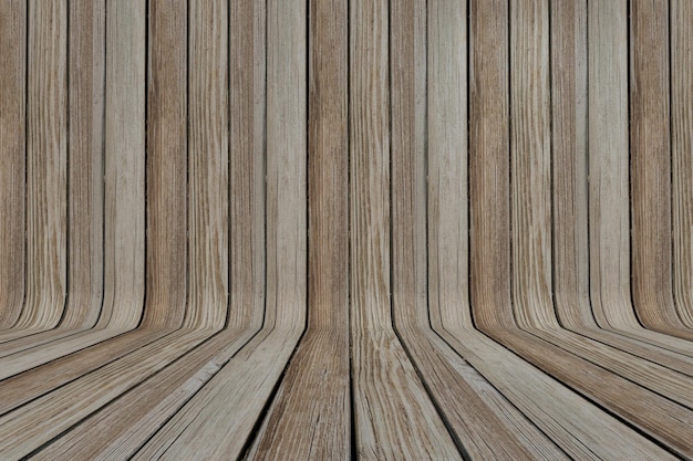 Curved Wood Parquet Background