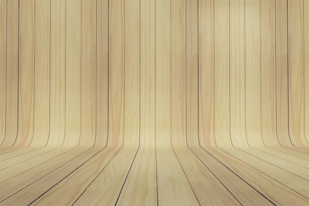 Curved Wood Parquet Background