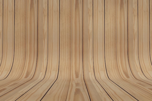 Curved Wood Parquet Background