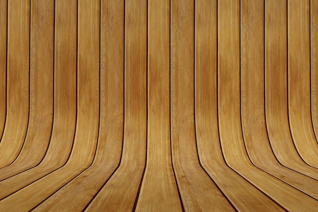 Curved Wood Parquet Background