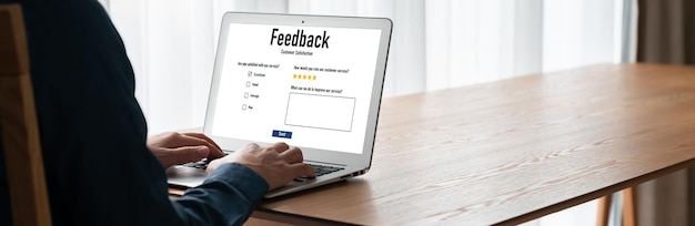 Customer feedback and review analysis by modish computer software for corporate business