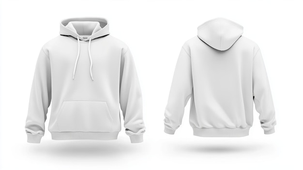 Photo customizable hoodie mockup for design presentation