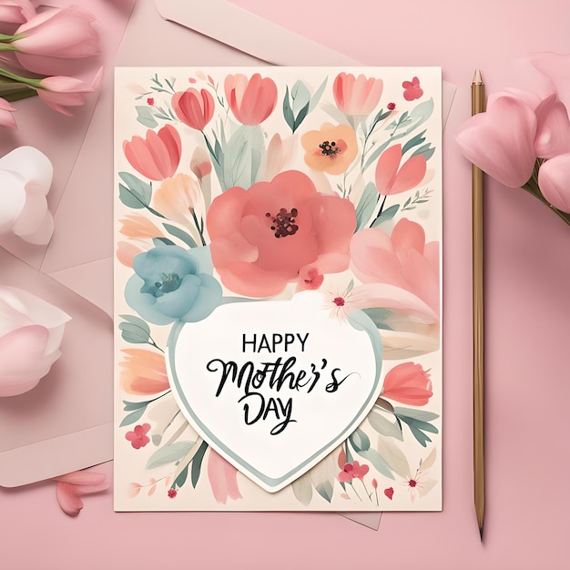 Photo customizable mothers day greeting cards with heartfelt messages