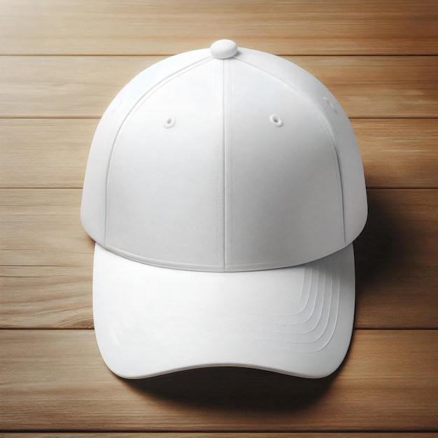 Customizable White Baseball Cap Mockup for Branding and Design