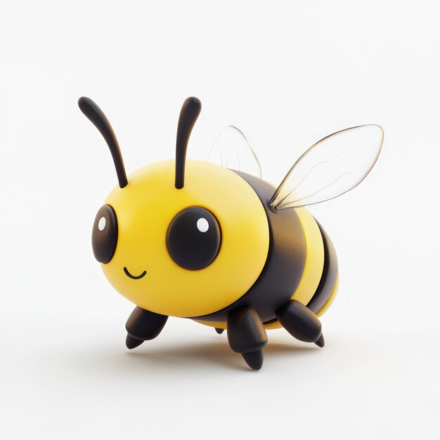 Cute 3D Cartoon Bee