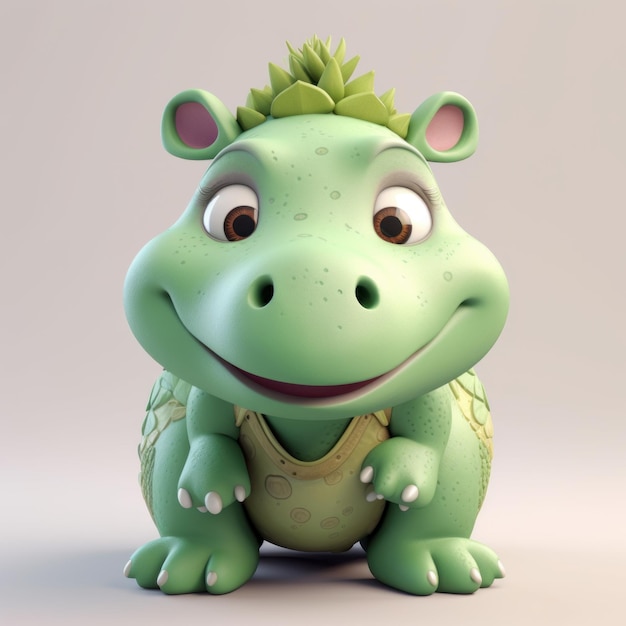 Cute 3d Render Of Fiona