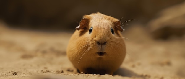 Cute and adorable guinea pig Generative AI