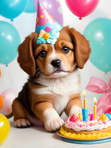 Cute animal birthday image