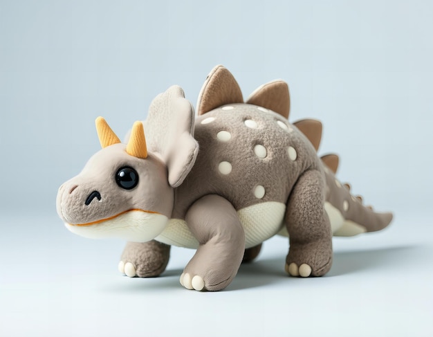 Cute ankylosaurus plush toy