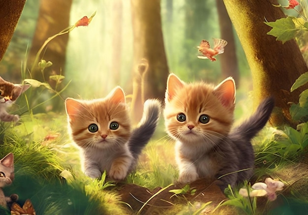 Cute baby cats