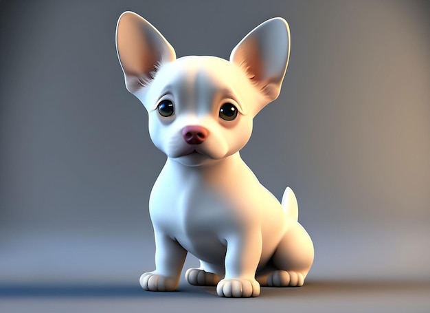 A Cute Baby Dog